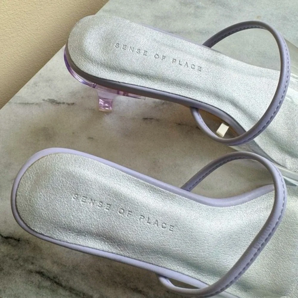 Sense of Place Clear Heels